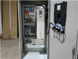 Waste gas treatment control cabinet