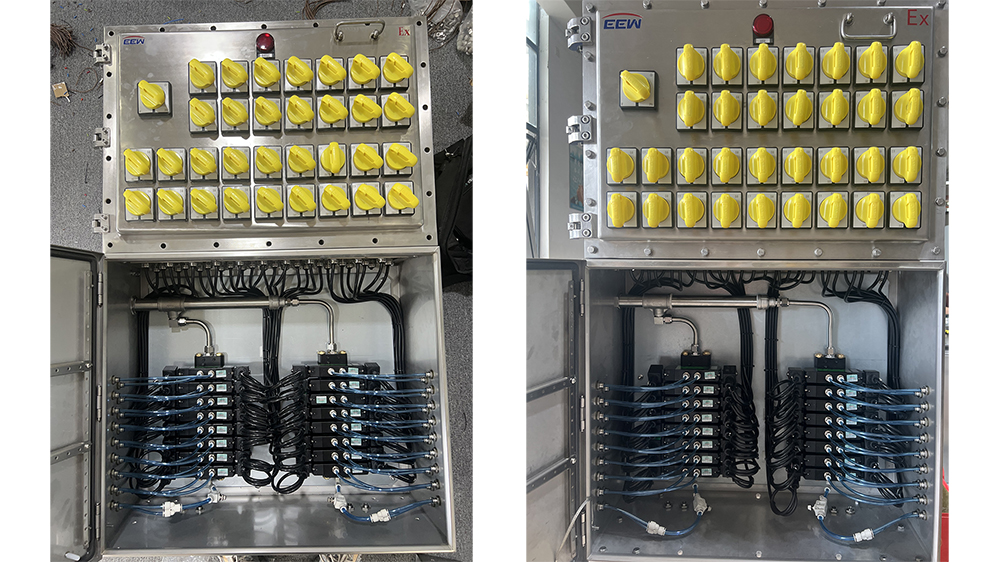 Solenoid valve control box