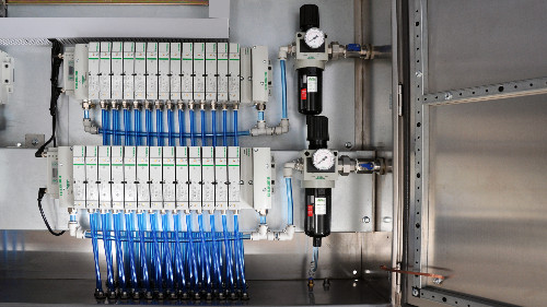 Bus valve island control box