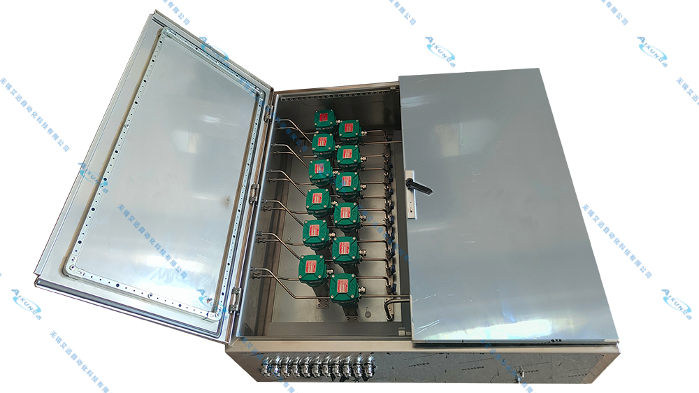 Integrated control cabinet for pneumatic valves using ASCO explosion-proof solenoid valves