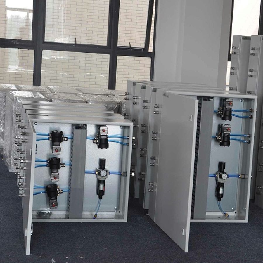 Explosion proof pneumatic valve control cabinet using ASCO solenoid valves-2 Explosion proof pneumatic valve control cabinet using ASCO solenoid valves-2